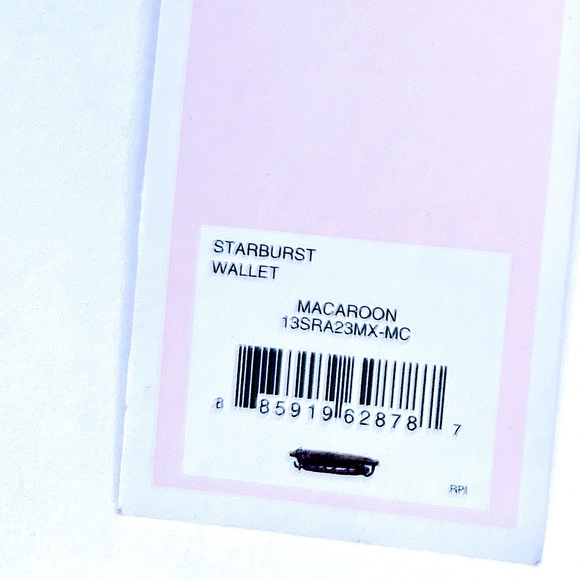 Juicy Couture Starburst Macaroon Pink Zip Around Wallet with Charms - Picture 12 of 12